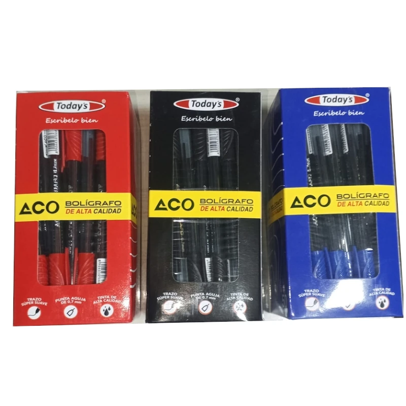 [ACO-A] Boligrafo Aco Todays 50 Piezas (Azul)