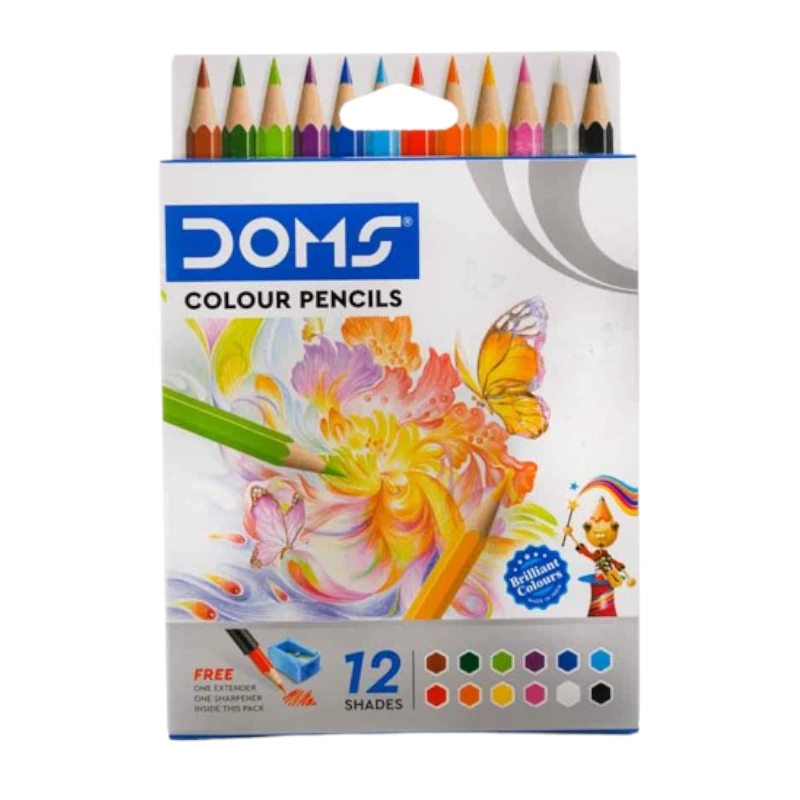 [3445] Lapices de 12 Coloresores Corto + Sacapuntas