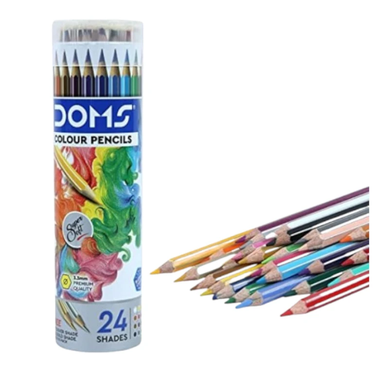 [7202] Lapices 24 Colores en Tarro 24 Piezas