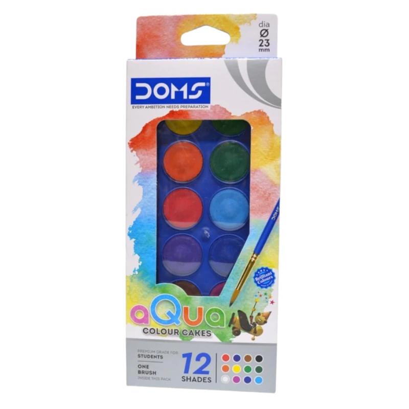 [7427] Acuarela de 12 Colores + 1 Pincel