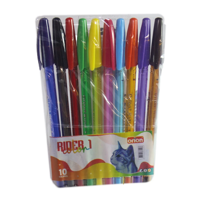 [RIDER-C-10] Boligrafo Rider de 10 Colores
